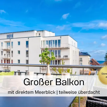 Appartement Ostsee-traumferienwohnungen Duenenresort Mit Meerblick Und Balkon Binz